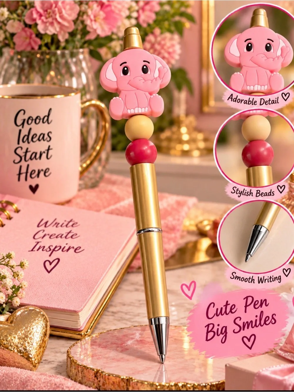 Cute Ballpoint Pen - Home Office